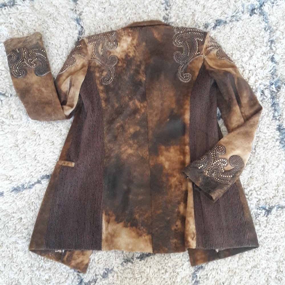 Brand New- Leather Jacket - L Size (Authentic Leather) - Picture 2 of 5